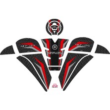 Aras Reklam ve Moto Aksesuar Yamaha Mt-25 2020-2023 Uyumlu Tank Pad Seti