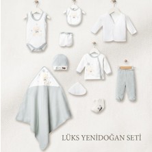 Baby Turp %100 Organik Pamuk Kız Bebek Hastane Çıkış Setti 10 Parça