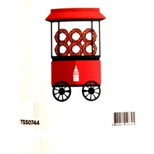 Ekstrafix The Sticker Story Simit Arabası TSS0744 Kişileştirme Stickerı - 2 Adet