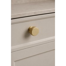Damla Beste 30MM Düğme Mat Altın Kulp