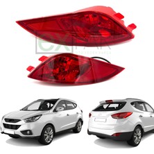 Expar Oto Hyundaı İX35 Arka Tampon Reflektörü ve Sis Lambası Ampullü 2009-2015 Sağ Sol Takım