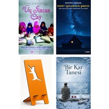 Genç Okurlar Için Üç Fincan Çay - Greg Mortenson + Kuzey Işıklarının Şarkısı + Telefon Tutucu + Bir Kar Tanesi