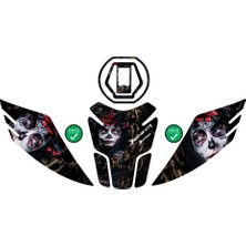 Aras Reklam ve Moto Aksesuar Bajaj Dominar 250 2020-2023 Uyumlu Tank Pad Seti