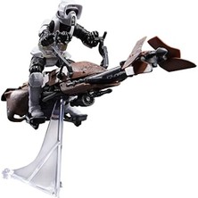 Die Grup Eski Tarz Speeder Bike Araç ve Figürü - Star Wars Temalı Aksiyon Oyuncağı