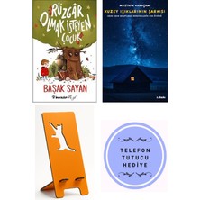 İnkılap Kitabevi Rüzgar Olmak Isteyen Çocuk - Başak Sayan + Kuzey Işıklarının Şarkısı + Telefon Tutucu