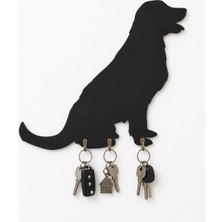 Marlith Home Anahtar Askısı Sevimli Köpek Desenli 3 Kancalı