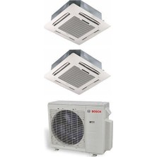 Bosch Multi Kaset Tipi Inverter Klima 18000 Btu 1 Dış + 2 Iç Ünite 9000 + 9000 Btu