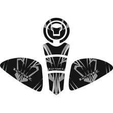 Aras Reklam ve Moto Aksesuar Honda CB125R 2018-2019 Uyumlu Tank Pad Seti