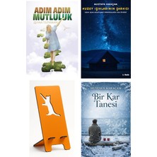 Tilki Kitap Adım Adım Mutluluk - Zehra Tezvaran + Kuzey Işıklarının Şarkısı + Telefon Tutucu + Bir Kar Tanesi