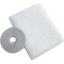 Die Grup Yapışkanlı Ayarlanabilir Pencere Sineklik Filesi, 2'li Paket, 75X125 cm