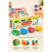 Heroes Dough 4'lü Oyun Hamuru El Becerileri Geliştiren Oyun Hamur - Eğitici ve Öğretici Oyun Hamuru