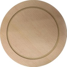 2 Adet Mdf Ahşap Pizza Tahtası 34 Cm, Sunum Tahtası, Pizza Tabağı, Lahmacun ve Pide Servis Taht