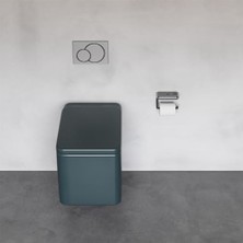 Zift Unique Paslanmaz Çelik Inox Tuvalet Kağıdı Askısı-Raflı ve Kendinden Yapışkanlı Tuvalet Kağıdı Wc Kağıt Asacağı
