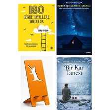 Doğan Novus 180 Günde Hayallere Yolculuk - Ebru Uygun + Kuzey Işıklarının Şarkısı + Telefon Tutucu + Bir Kar Tanesi