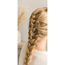 Efna Store 10'lu Sallantılı Halka Karışık Figürlü Saç Halkası,saç Küpesi,charmı