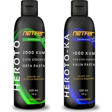 Netfer 2'li Orta Kalın Pasta Set - 2X100 ml
