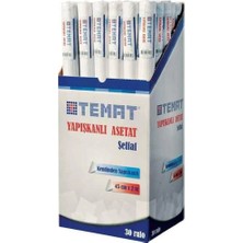 Temat Asetat Yapışkanlı Rulo 45 cm x 2 mt Şeffaf 10350