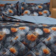 MİYU Amber Luxe | Çift Kişilik Karahindiba Desenli Premium 5d Uyku Seti | Çeyiz Seti | Lastikli Çarşaflı
