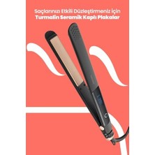 Goldmaster IN-6132 Betty Seramik Keratinli LCD Iyonlu Saç Düzleştirici, Şekillendirici