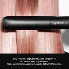 Ghd Platinum+ Saç Düzleştirici ve Profesyönel Şekillendirici, Siyah