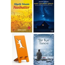 Tutku Yayınevi Bilgelik Yolunda Nasihatler - Adem Suad + Kuzey Işıklarının Şarkısı + Telefon Tutucu + Bir Kar Tanesi