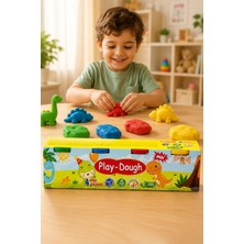 Heroes Dough 4'lü Şekillendirici Kapaklı Mini Oyun Hamuru - Eğitici ve Öğretici Oyun Hamuru