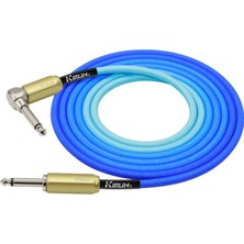 Kirlin Kırlın IWJ-222GML Grb 3m Premıum Enstrüman Kablosu Gradıent Blue