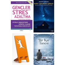 Psikonet Yayınları Gençler Için Stres Azaltma Çalışma Kitabı - Gina Biegel + Kuzey Işıklarının Şarkısı + Telefon Tutucu + Bir Kar Tanesi
