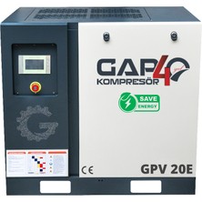 GAP Kompresör Vidalı Inventörlü Hava Kompresörü 20 Hp (Tek Makine)