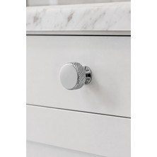 Damla Beste 30MM Düğme Krom Kulp