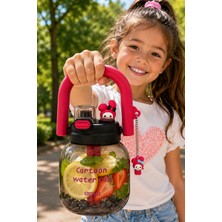 M&B Water Bottle Sevimli Figürlü Tonton Suluk - Vitamin / Içecek Matarası - Evde, Ofiste, Iş Yerinde Günlük Kullanım / Normal Veya Pipetli Kullanım
