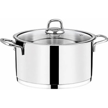 Remetta Anna Silver Derin Tencere 26CM  7,6 Lt