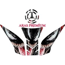 Aras Reklam ve Moto Aksesuar Rks Srk 400 Rr 2024-2025 Uyumlu Tank Pad Seti