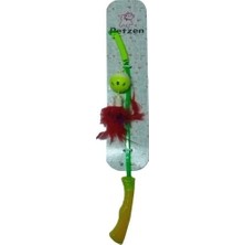 Petzen Bio Sand Tüylü Plastik Toplu Zilli Kedi Oltası