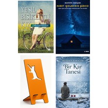 Yitik Ülke Yayınları Yeşil Bisikletli Kız - Çimen Erengezgin + Kuzey Işıklarının Şarkısı + Telefon Tutucu + Bir Kar Tanesi