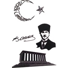 Ekstrafix Dekoratif Etiket Anıtkabir 80X120MM DL-023 - 4 Adet