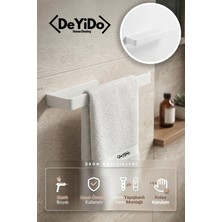 Deyido Kaliteli Paslanmaz Çelik Havluluk, Kağıt Peçetelik, Banyo Askısı - Banyo Lavabo Mutfak Çok Amaçlı
