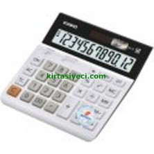 Casio Dh-12-Bk-W-Dh(Cn) 12 Hane Masaüstü Hesap Makinesi