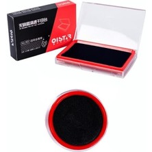 Stampa Mürekkep Baskı Pedi 10CMX7CM Siyah Mavi ve Kırmızı Siyah