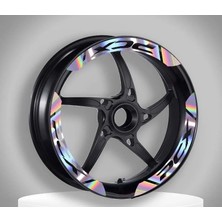 Motosev Hologram Büyük Honda Pcx Uyumlu 1 Set Jant Şeridi