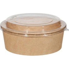 Oluşum Kraft Salata Kase Derin + Kapak Takım 1100 cc -300 Adetli