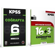 Anla Kazan Yayınları Marka + Evp Ihtiyacın Kadar Kpss Coğrafya 19+6 Deneme 2 Li Set