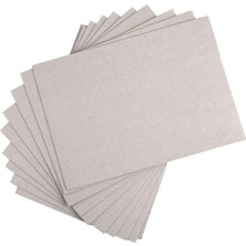 Ewtshop® 20 Yaprak Gri Karton Dın A4, Kalınlık 1 Mm, 615 G/m², Ciltleme Kartonu, Takvim, Model K