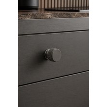 Damla Beste 30MM Düğme Füme Kulp