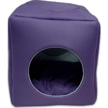 Petzen Bio Sand Biosand Üç Fonksiyonlu Kedi Yatağı Mor 45 cm