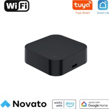 Novato Tuya Uyumlu Dahili Sıcaklık ve Nem Sensörlü Akıllı Ir Kumanda ( Mobil Uygulama Üzerinden Klima, Tv Kontrol , Dahili Termostat Özelliği )