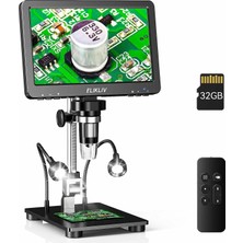 Elikliv Edm9 Pro 7 Inc HDMI Dijital Mikroskop, 1200X Büyütme