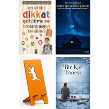 Erbain Yayınları En Etkili Dikkat Geliştirme ve Konsantrasyon Te... - Mehmet Polatoğlu + Kuzey Işıklarının Şarkısı + Telefon Tutucu + Bir Kar Tanesi