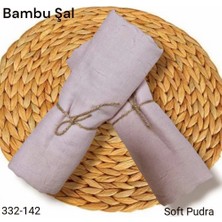 Lady Coco Bambu Kraş Şal (Soft Pudra) 332-142