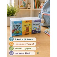 Pablito Pango Mini Cep Islak Mendil 8’li — Hayvan Figürlü Pratik Cep Boy Islak Mendil